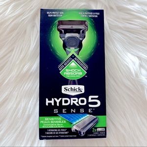 NEW Schick Hydro 5 Sense Shaving Razor for Sensitive Skin
